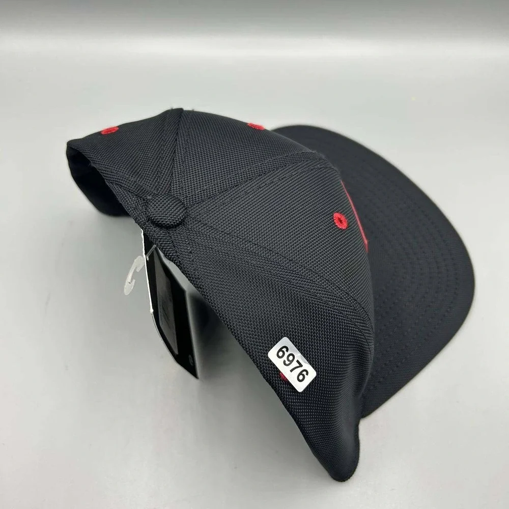 Air Jordan Hat Men Black Red Embroidered Jumpman Snap Back Cap New